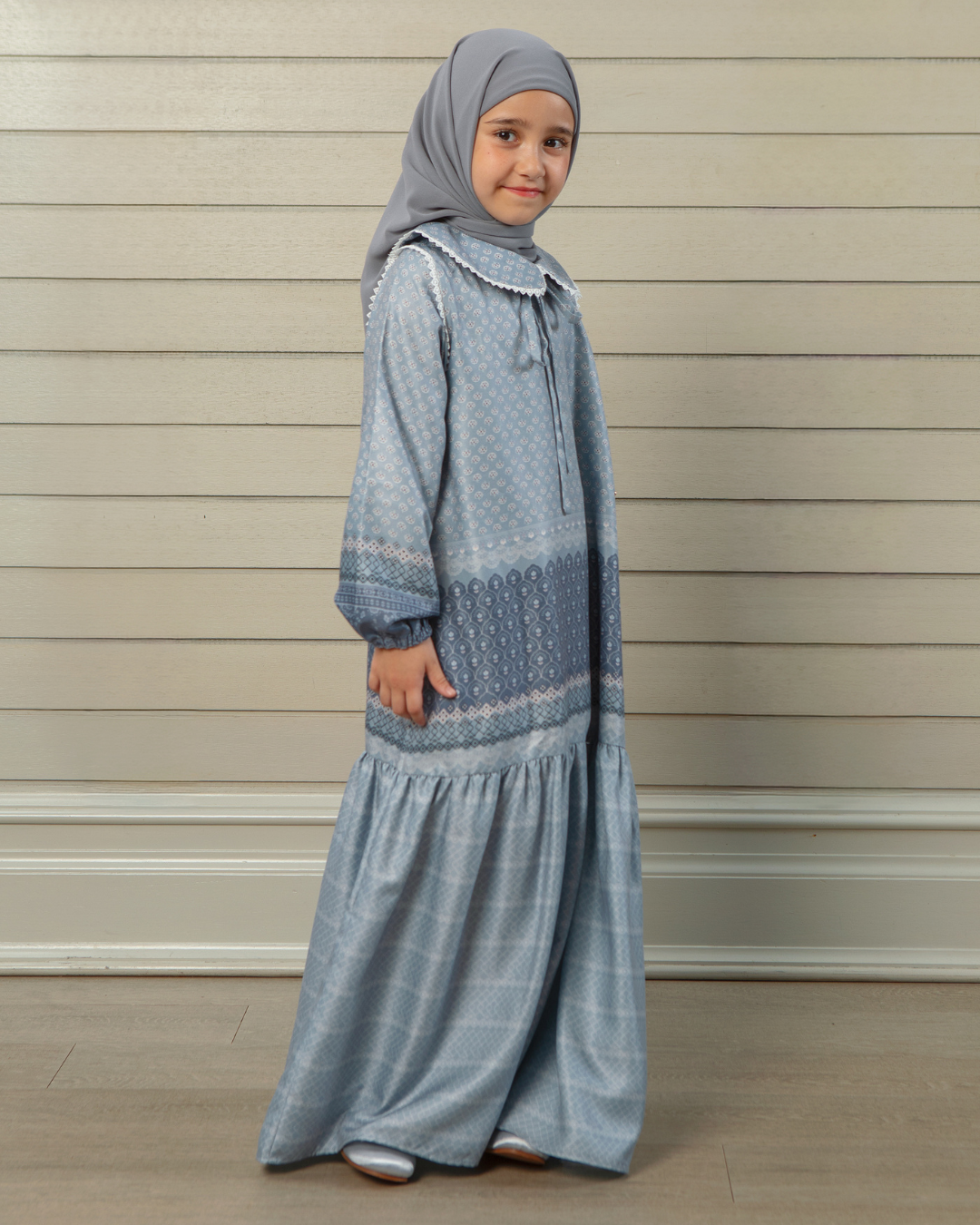 Samira dress Kids Blue