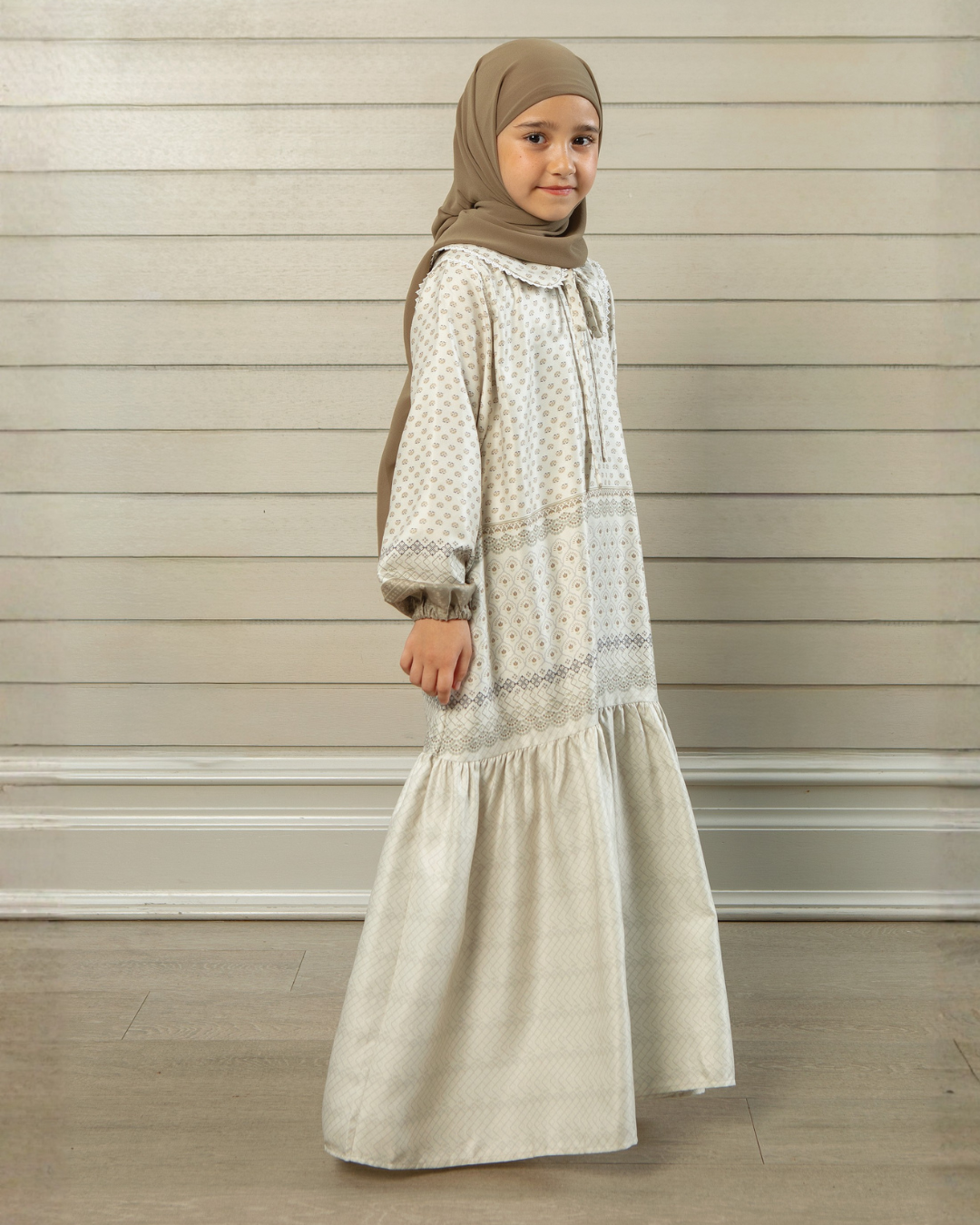 Samira dress Kids Cream