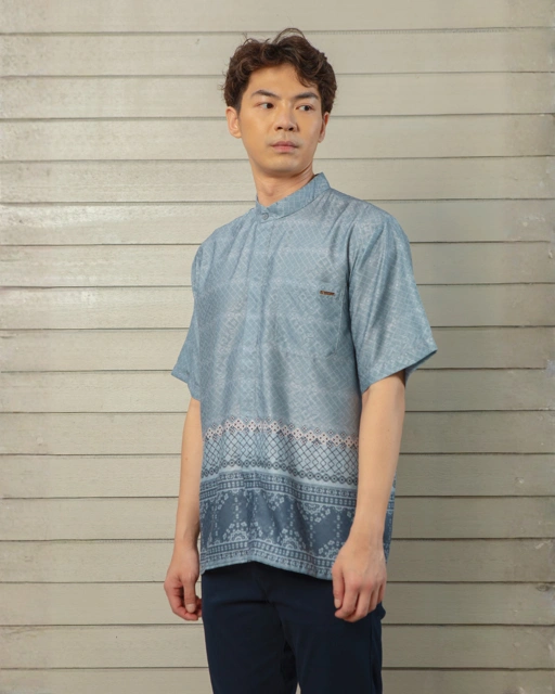 Image of Samira shirt Dad Blue