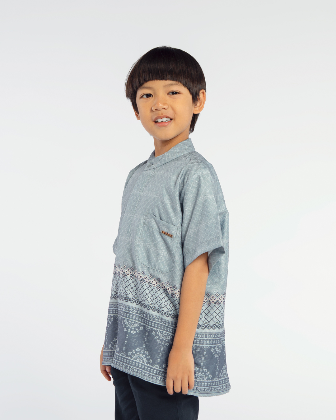 Samira shirt Kids Blue