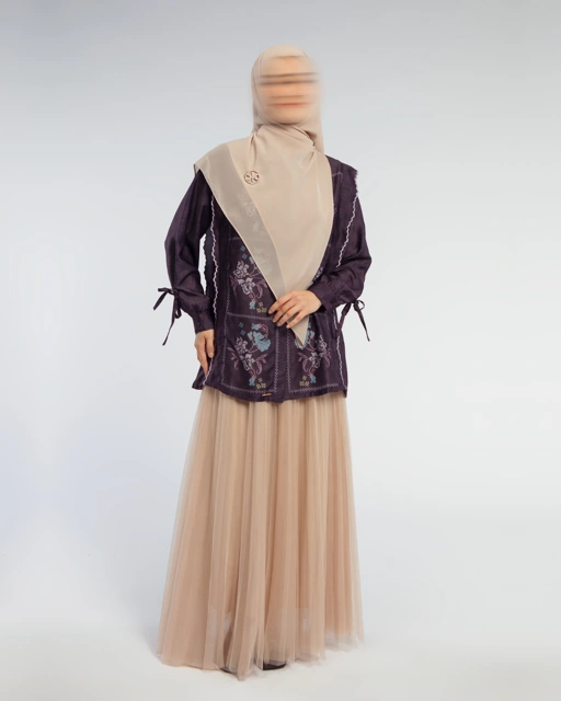 Image of Serene blouse Mom Burgundy