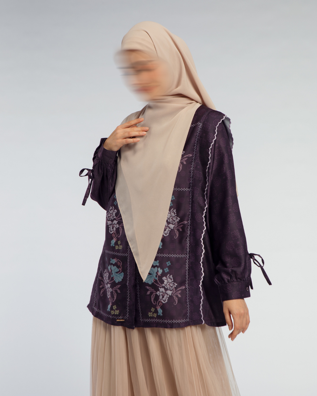 Serene blouse Mom Burgundy