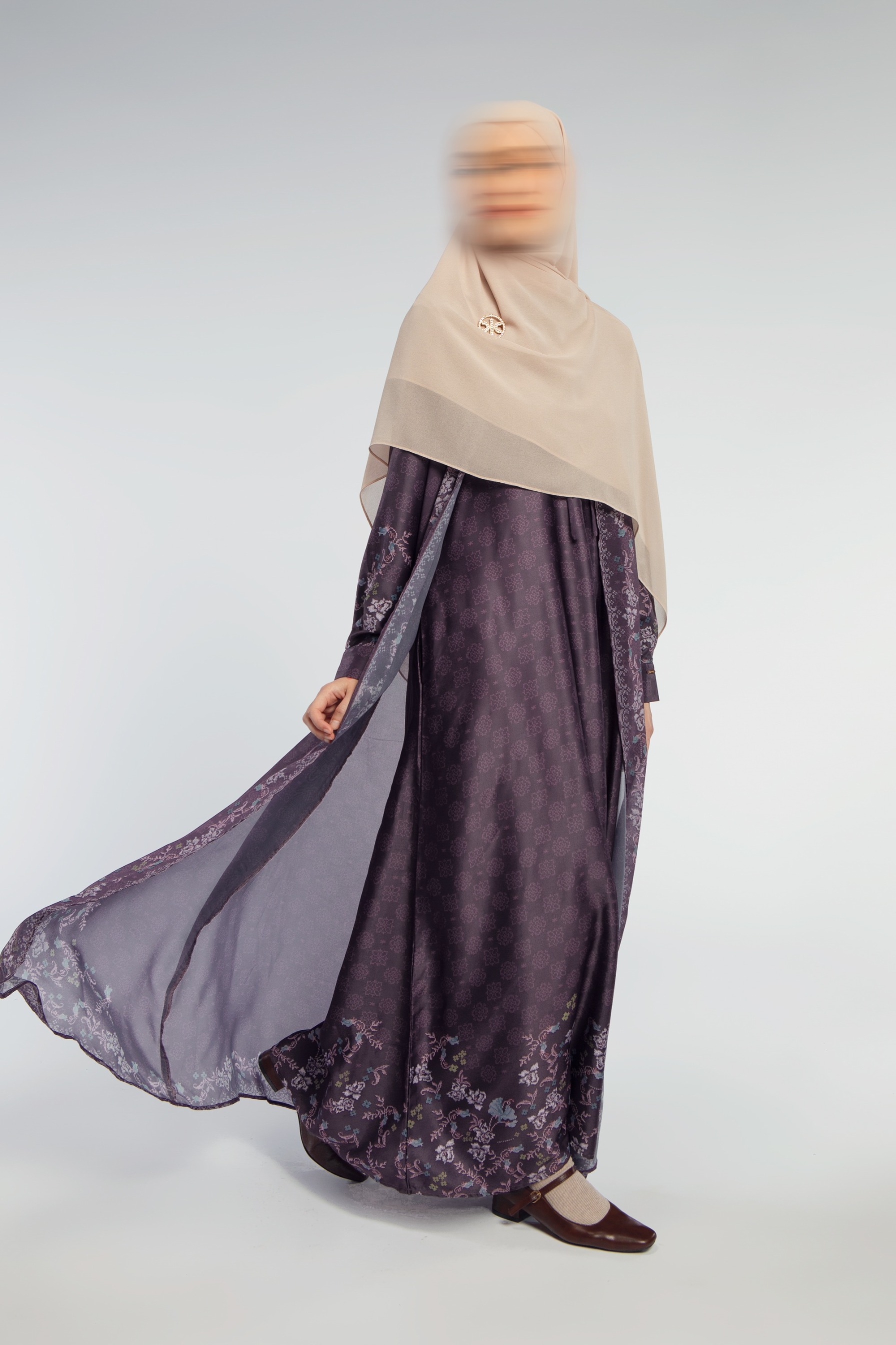 Serene dress Mom Burgundy