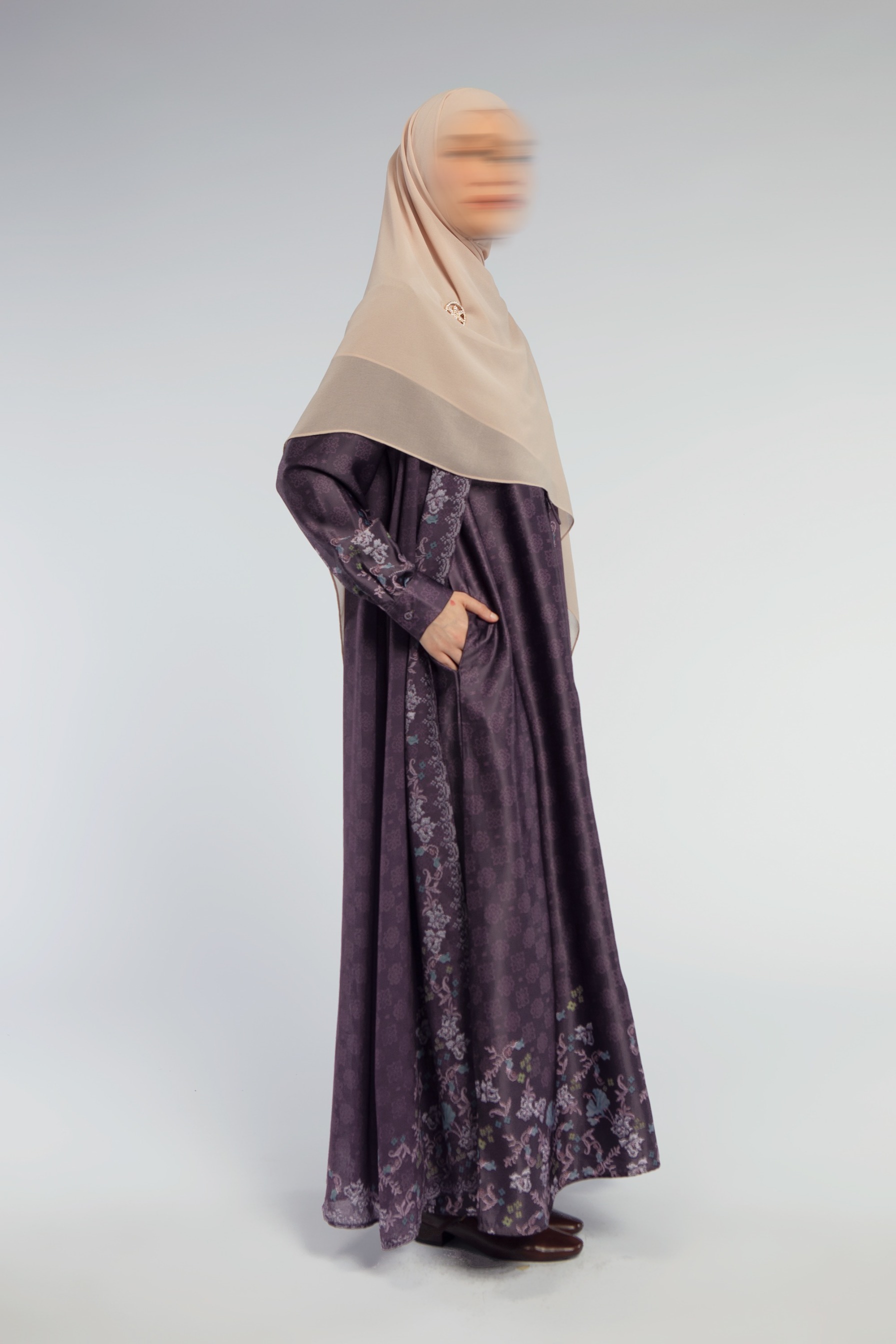 Serene dress Mom Burgundy