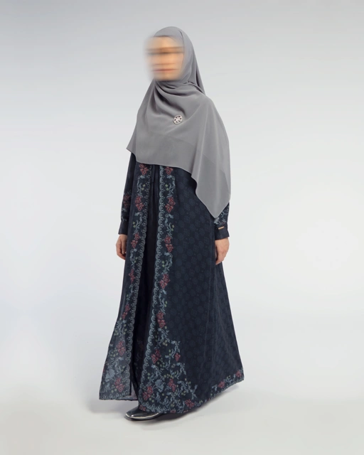 Image of Serene dress Mom Navy