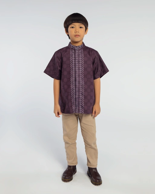 Image of Serene shirt Kids Burgundy
