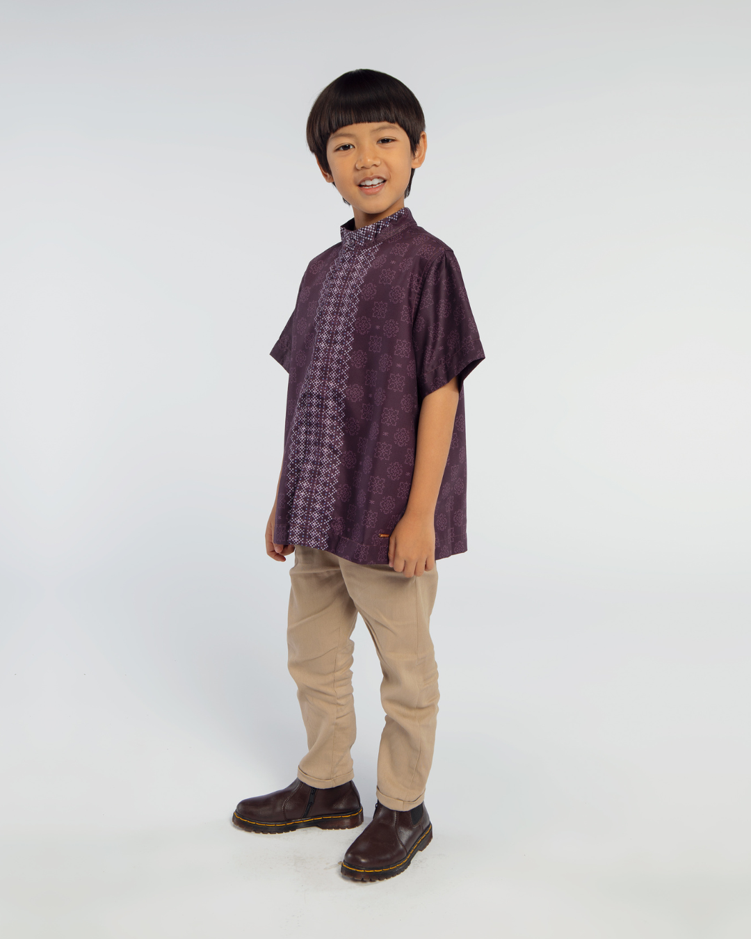 Serene shirt Kids Burgundy