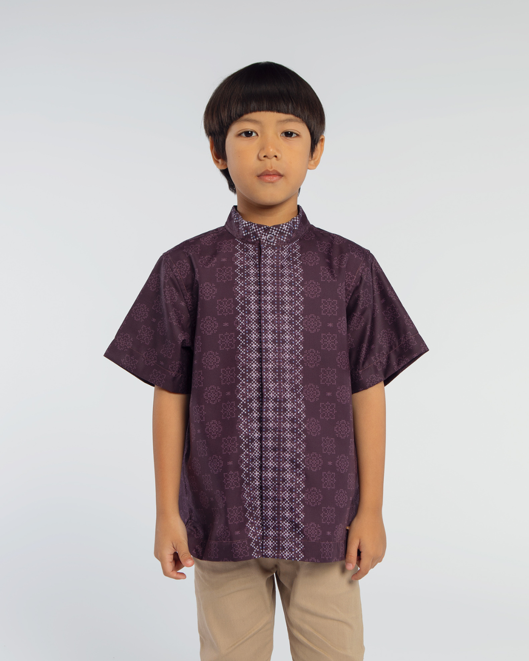 Serene shirt Kids Burgundy