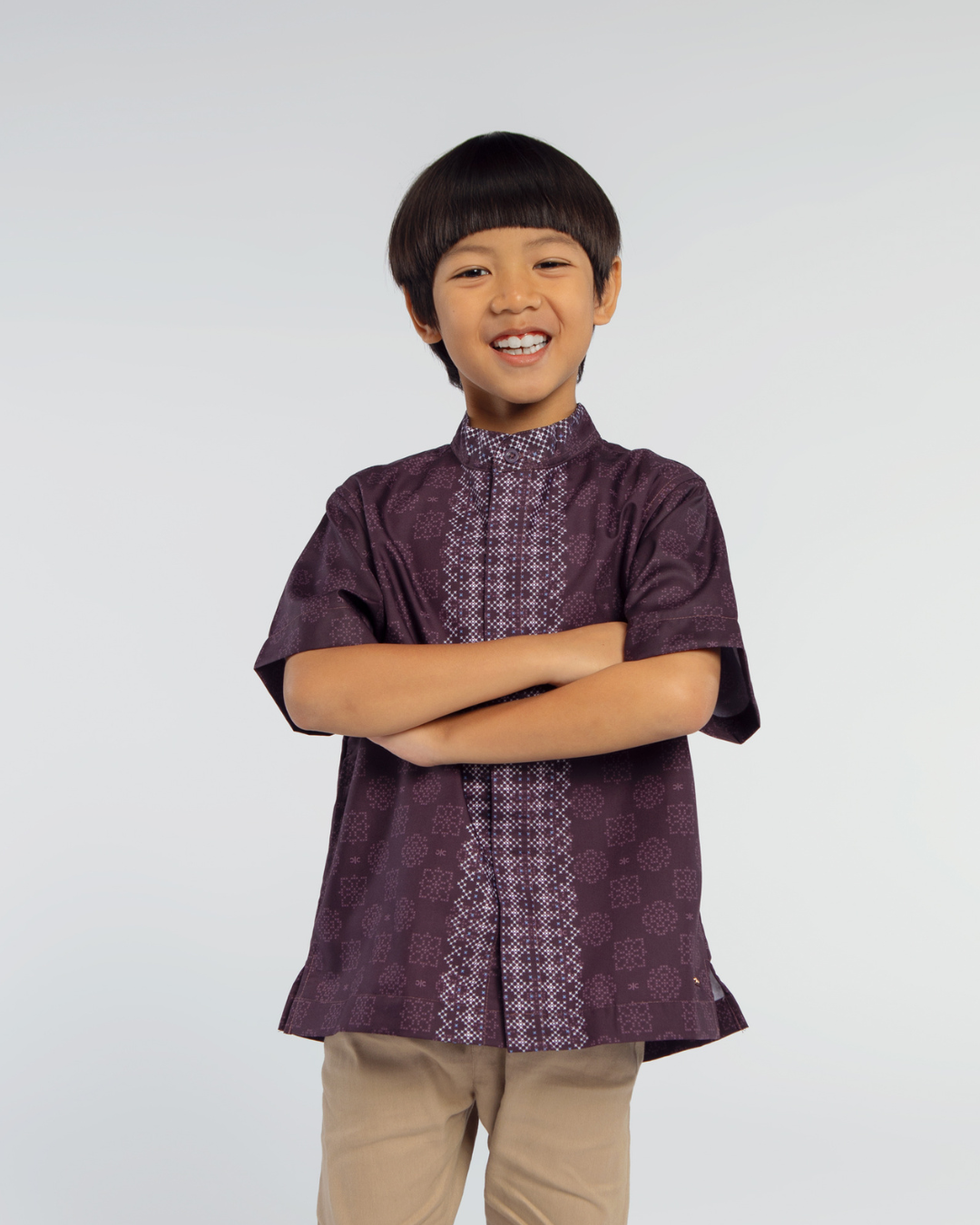 Serene shirt Kids Burgundy