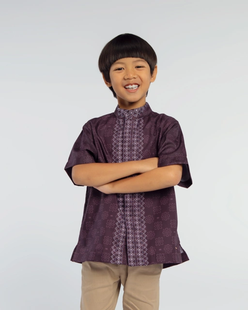 Serene shirt Kids Burgundy