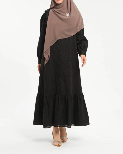 Image of Syafana dress Mom Black