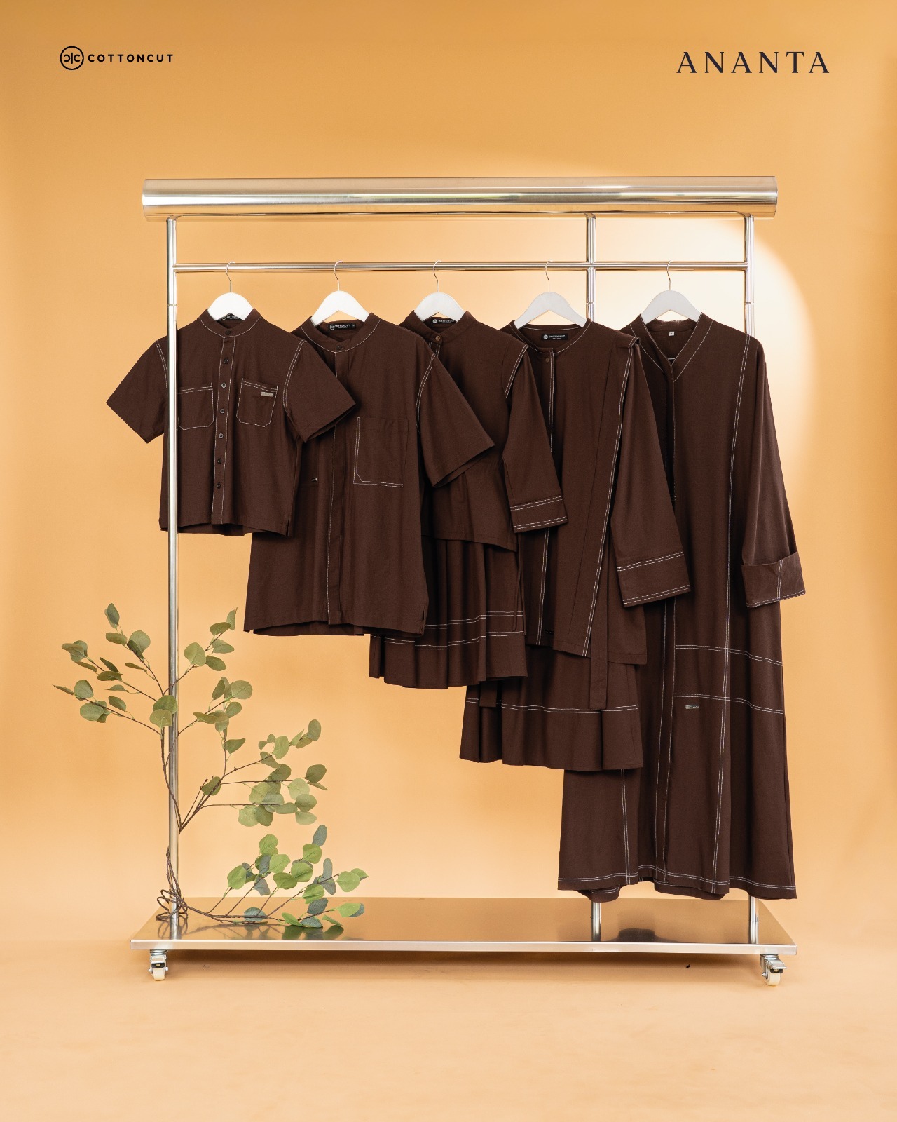 Ananta dress Mom Dark Brown
