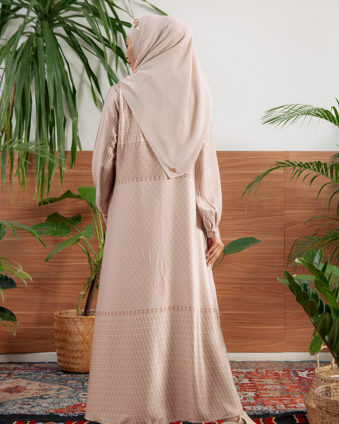 Delisha Dress Mom (Charcoal,Khaki)