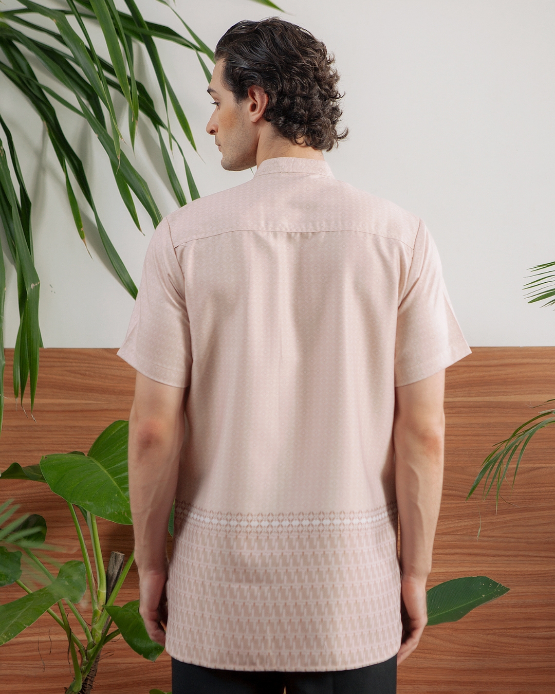 Delisha Shirt Man  (Charcoal,Khaki)