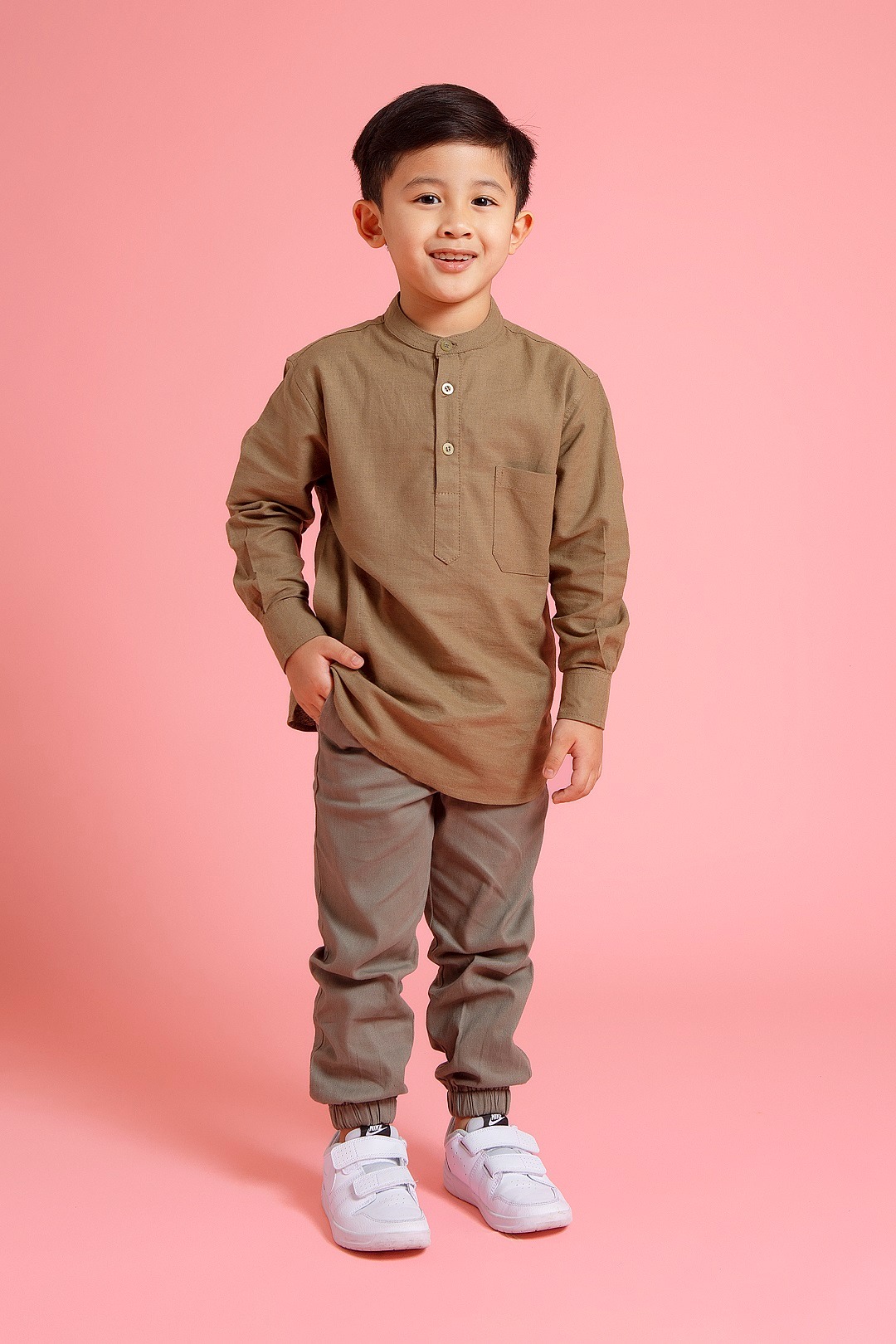 Galen Pants Kids (Cream,Grey Sage,Black,Navy)