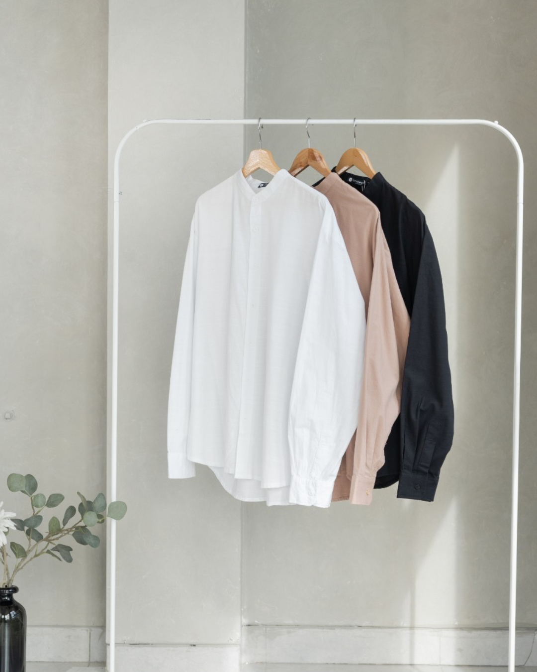 Kamila shirt Man (Milo,White,Black)
