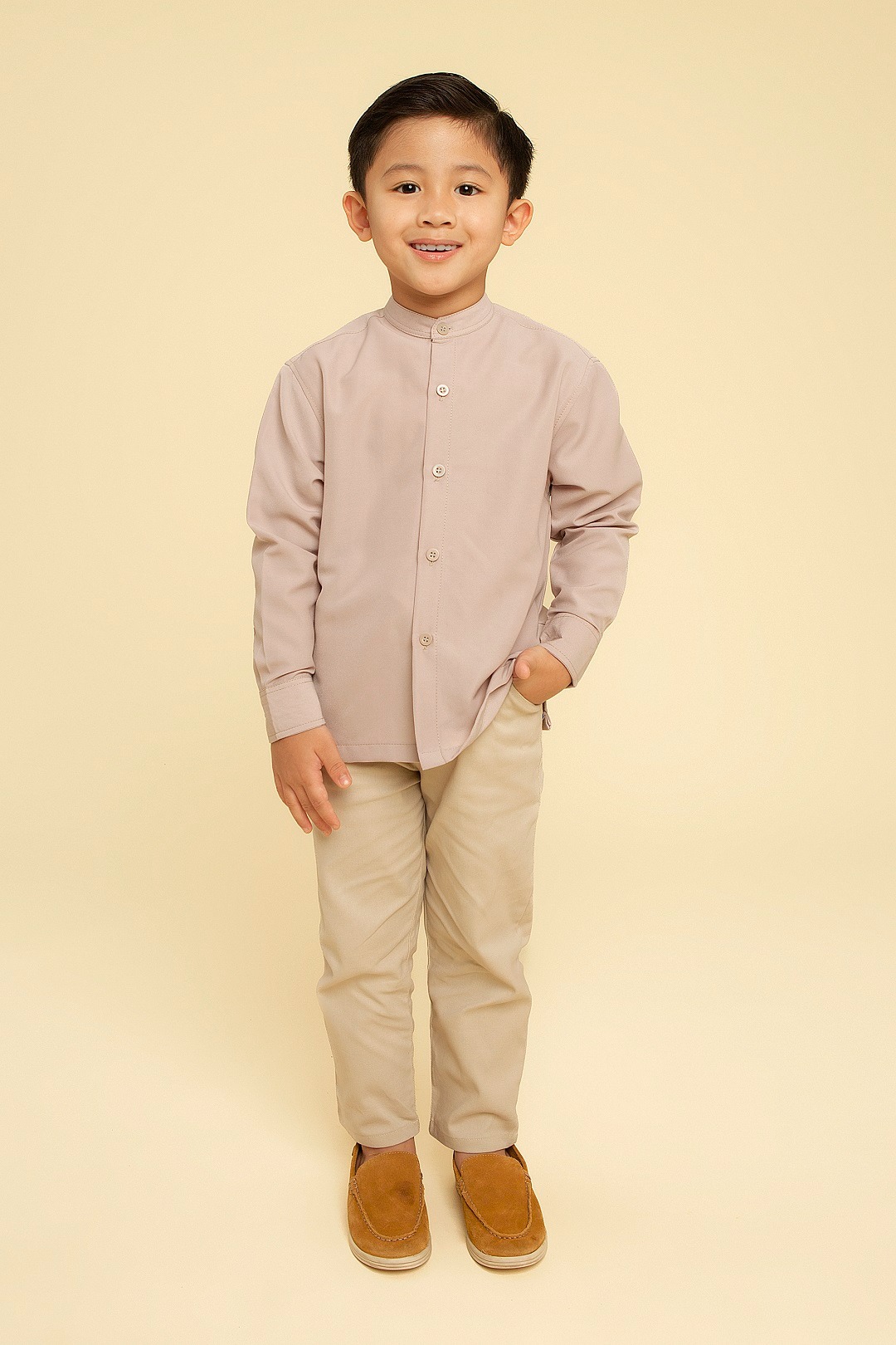 Maher Pants Kids (Cream,Grey Sage,Black,Navy)