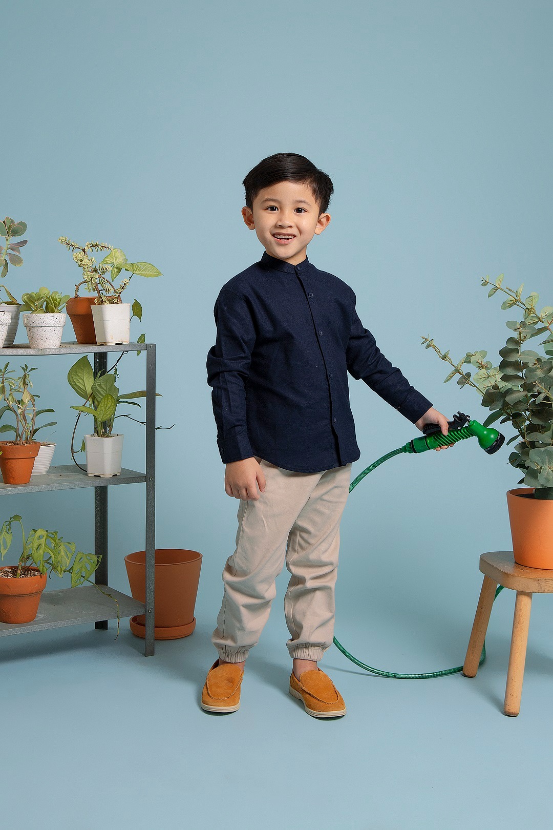 Galen Pants Kids (Cream,Grey Sage,Black,Navy)