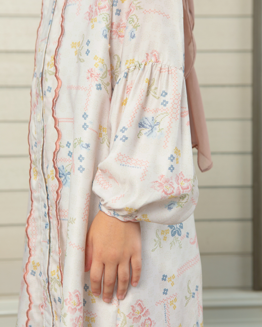 Serene dress Kids Ivory