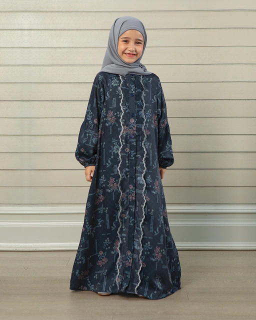 Image of Serene dress Kids Navy