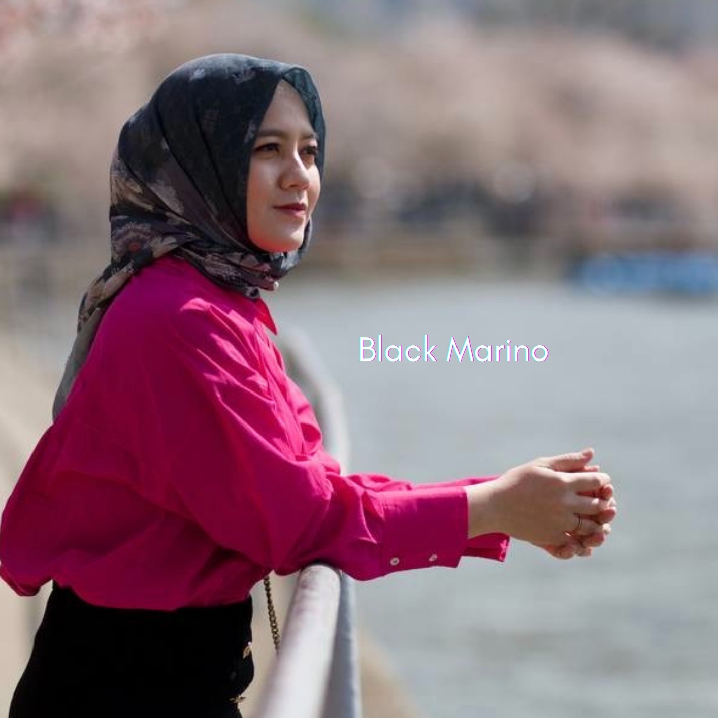 Heavenly Blossoms Series Syar'i Black Marino