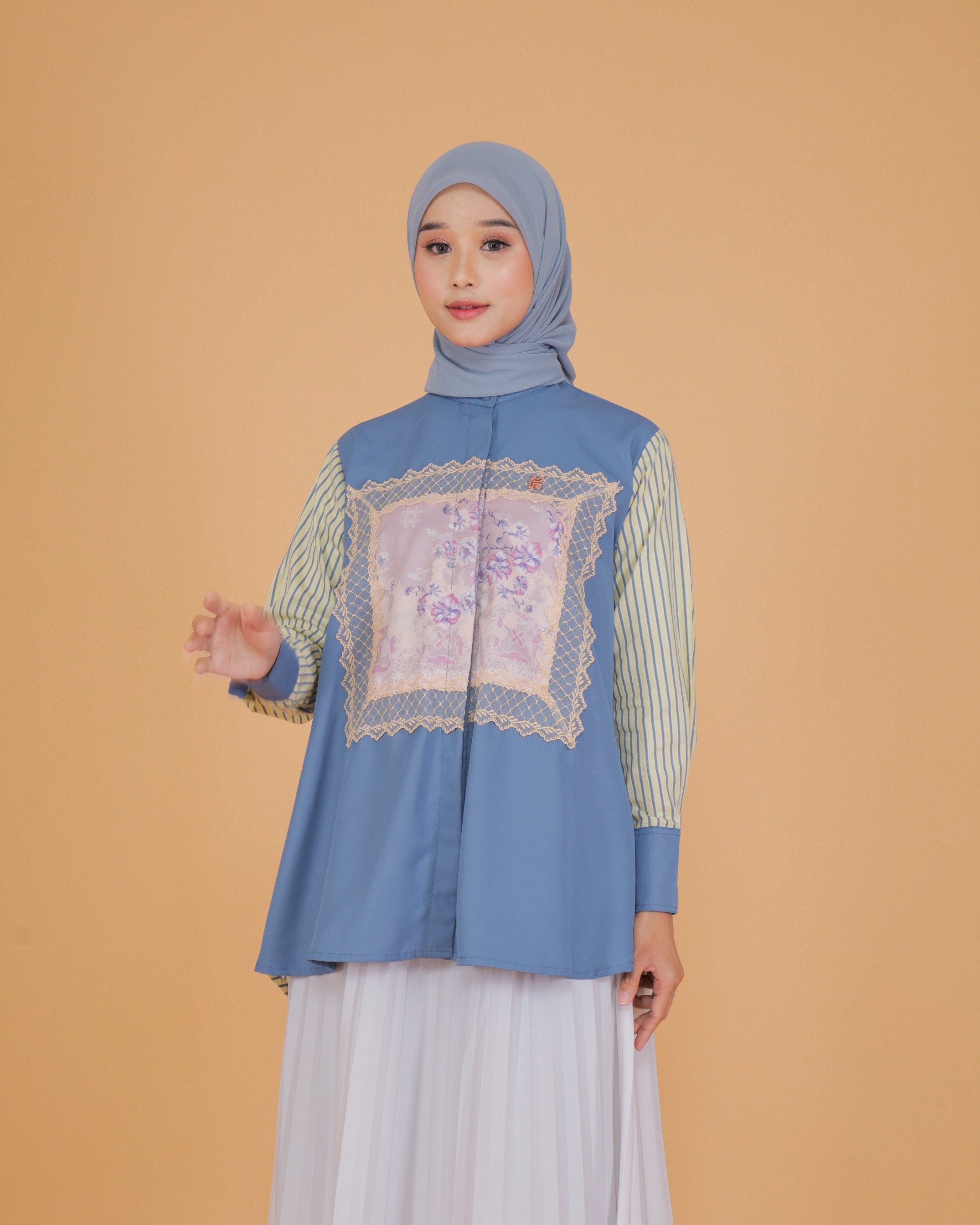 Clover Blouse Series Denim