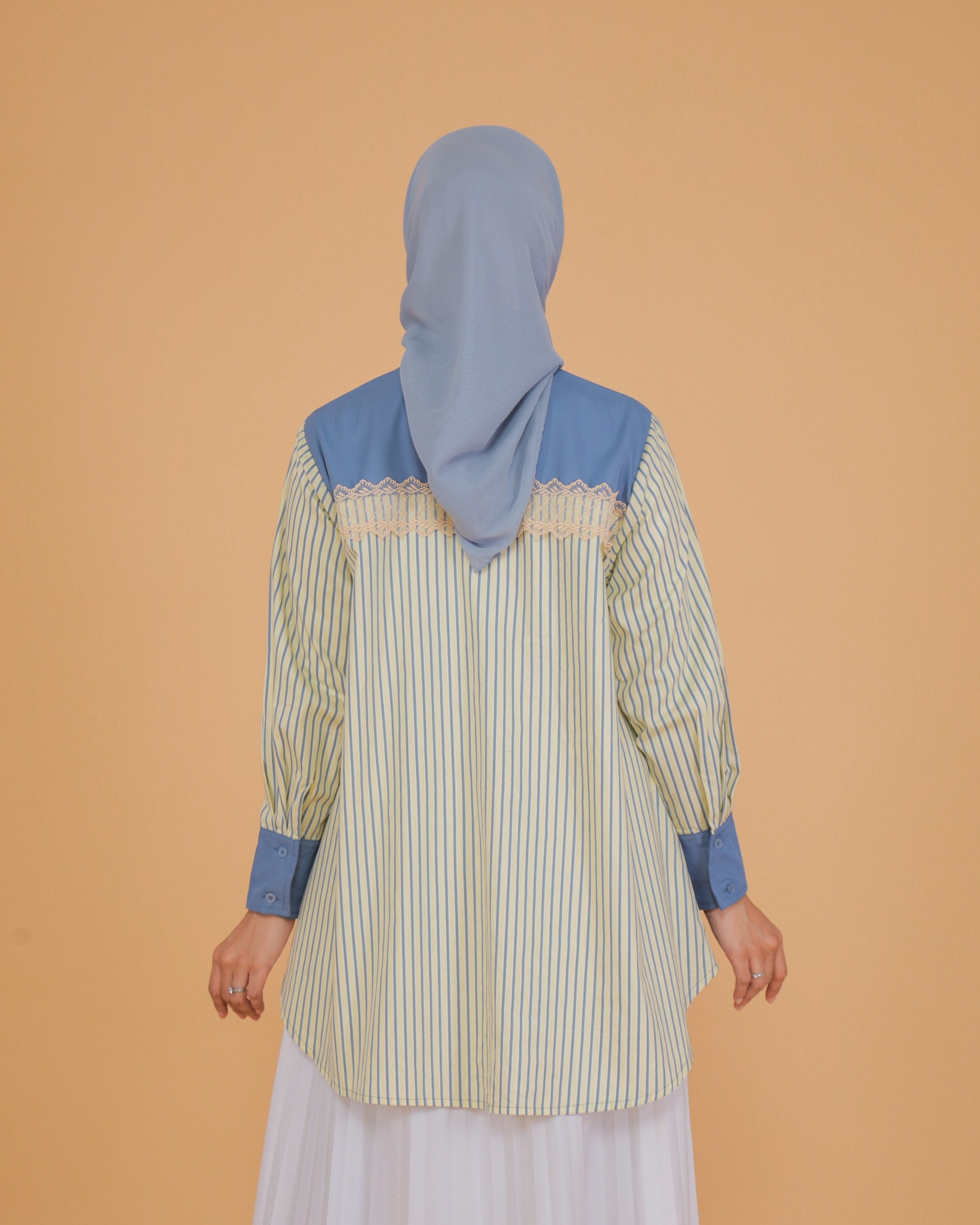 Clover Blouse Series Denim