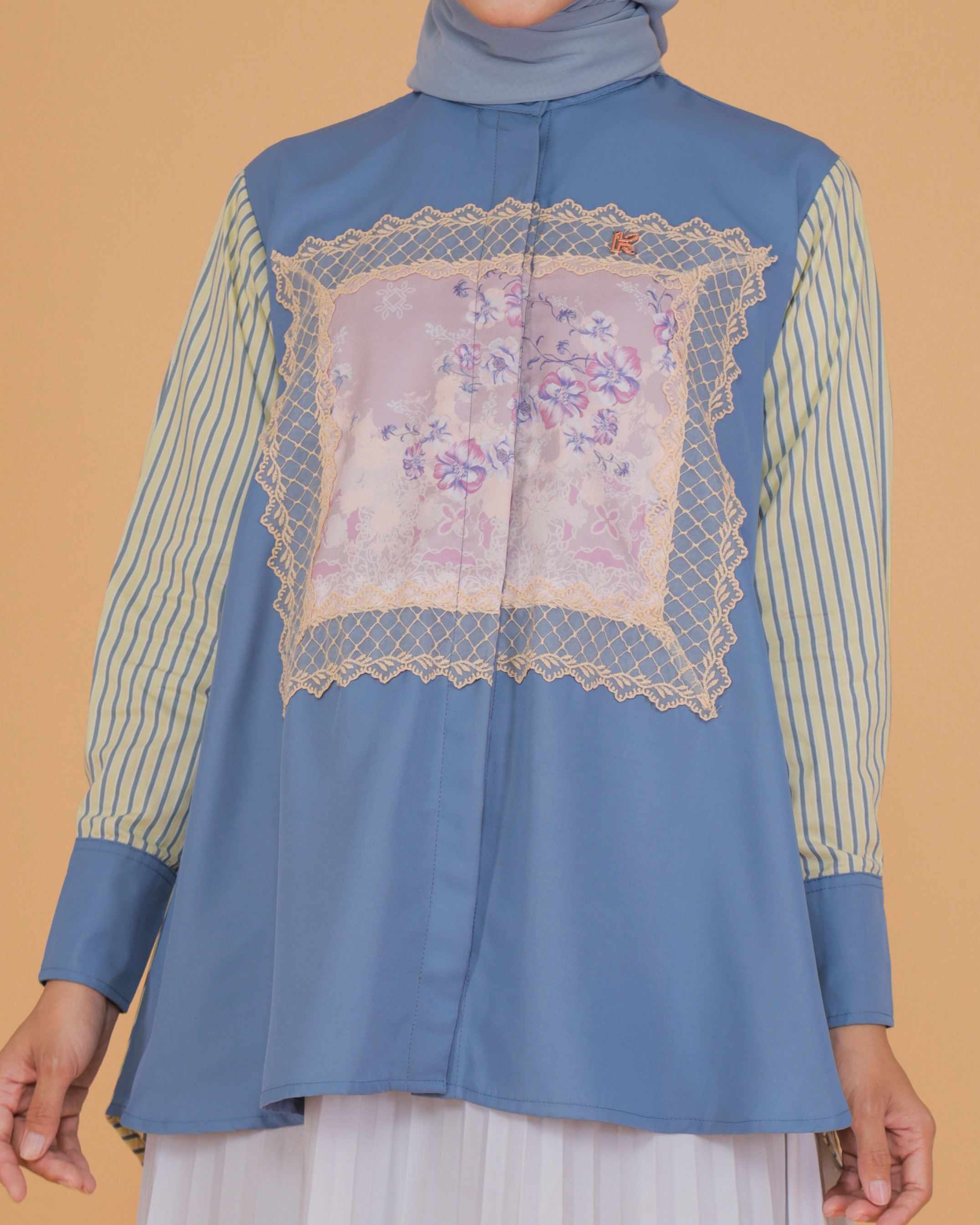 Clover Blouse Series Denim