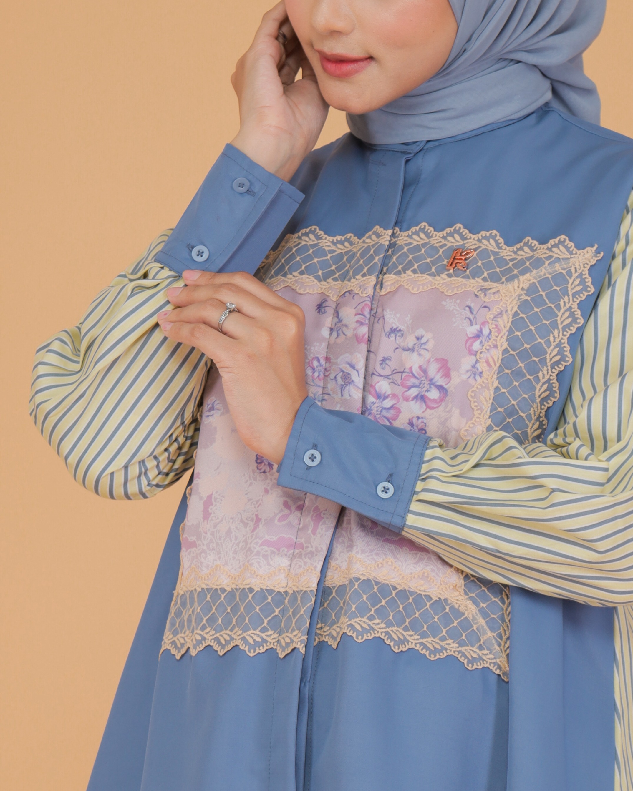 Clover Blouse Series Denim