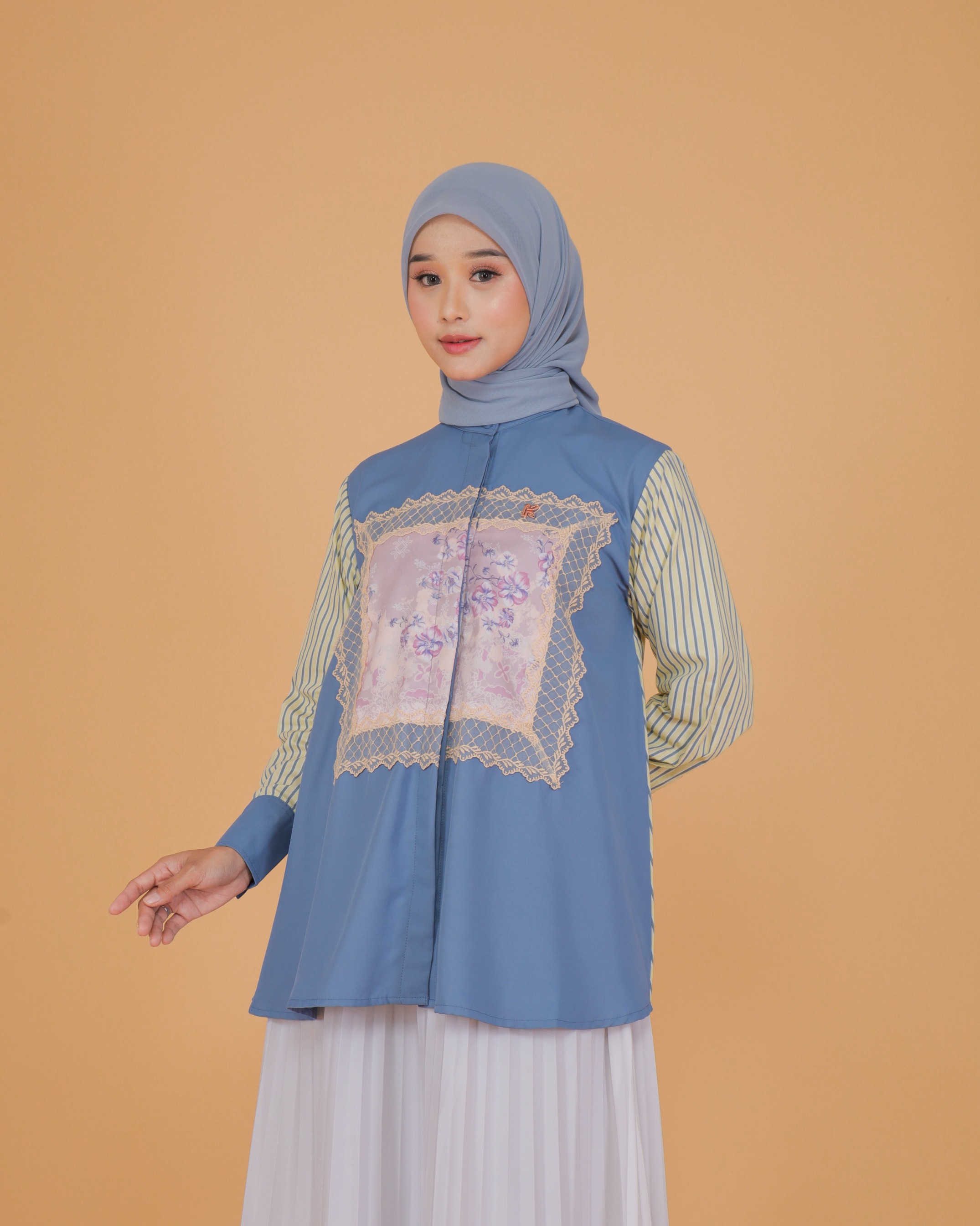 Clover Blouse Series Denim