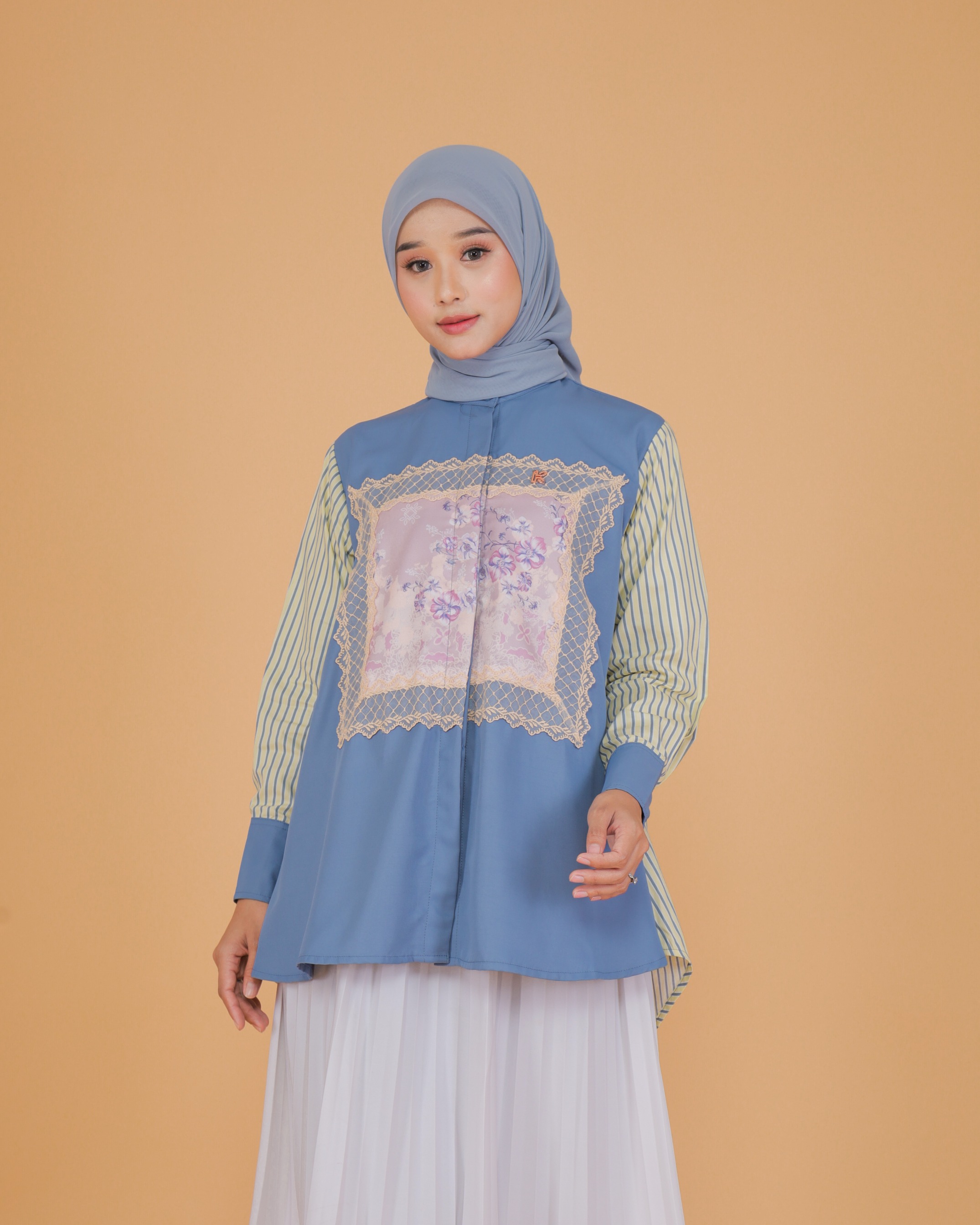 Clover Blouse Series Denim