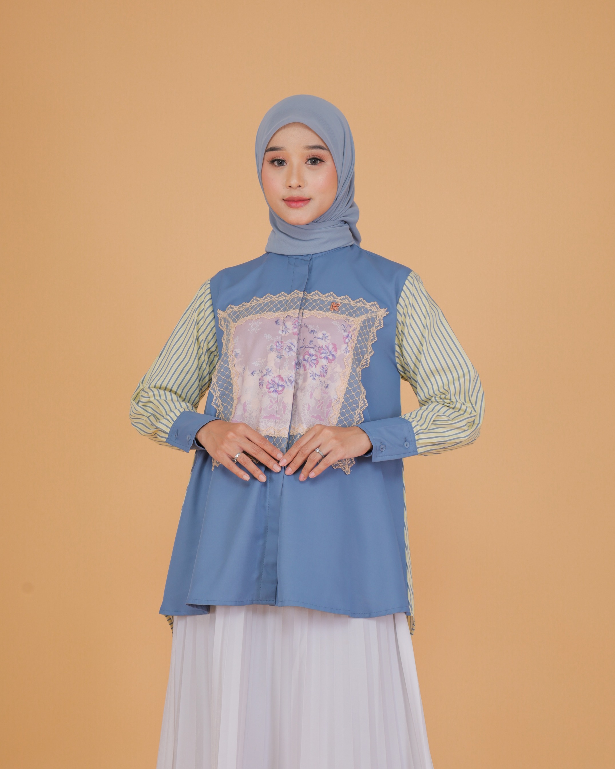 Clover Blouse Series Denim