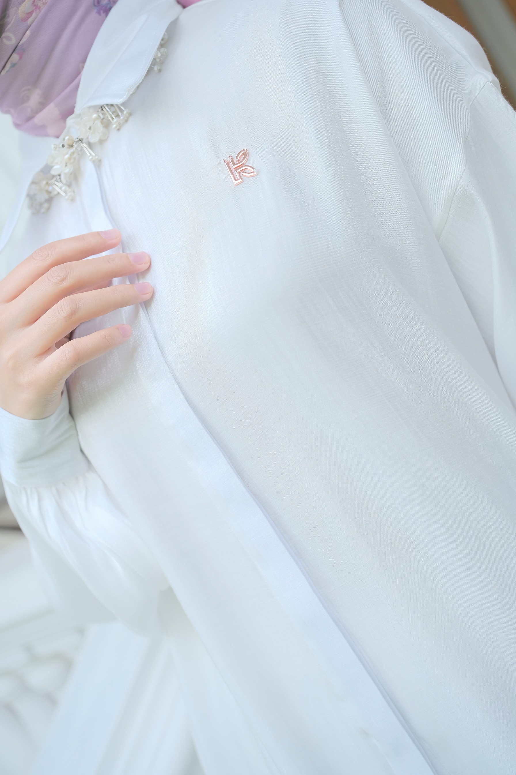 Belle Shimmer One Set White