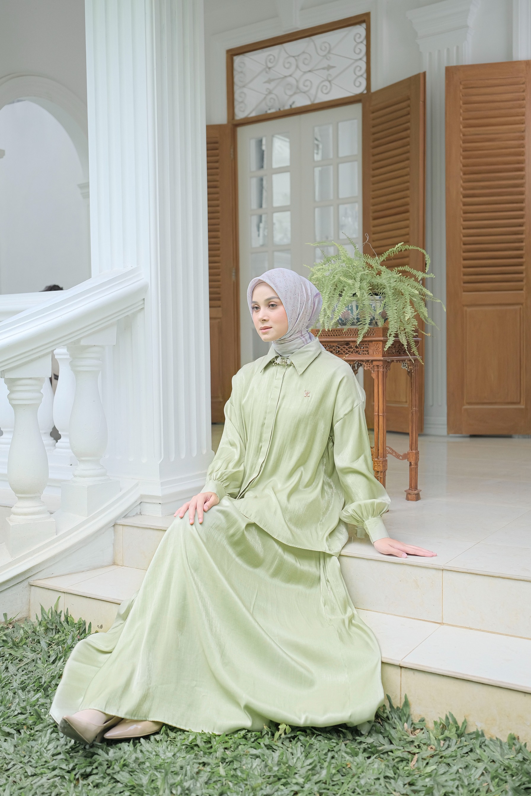 Belle Shimmer Sage