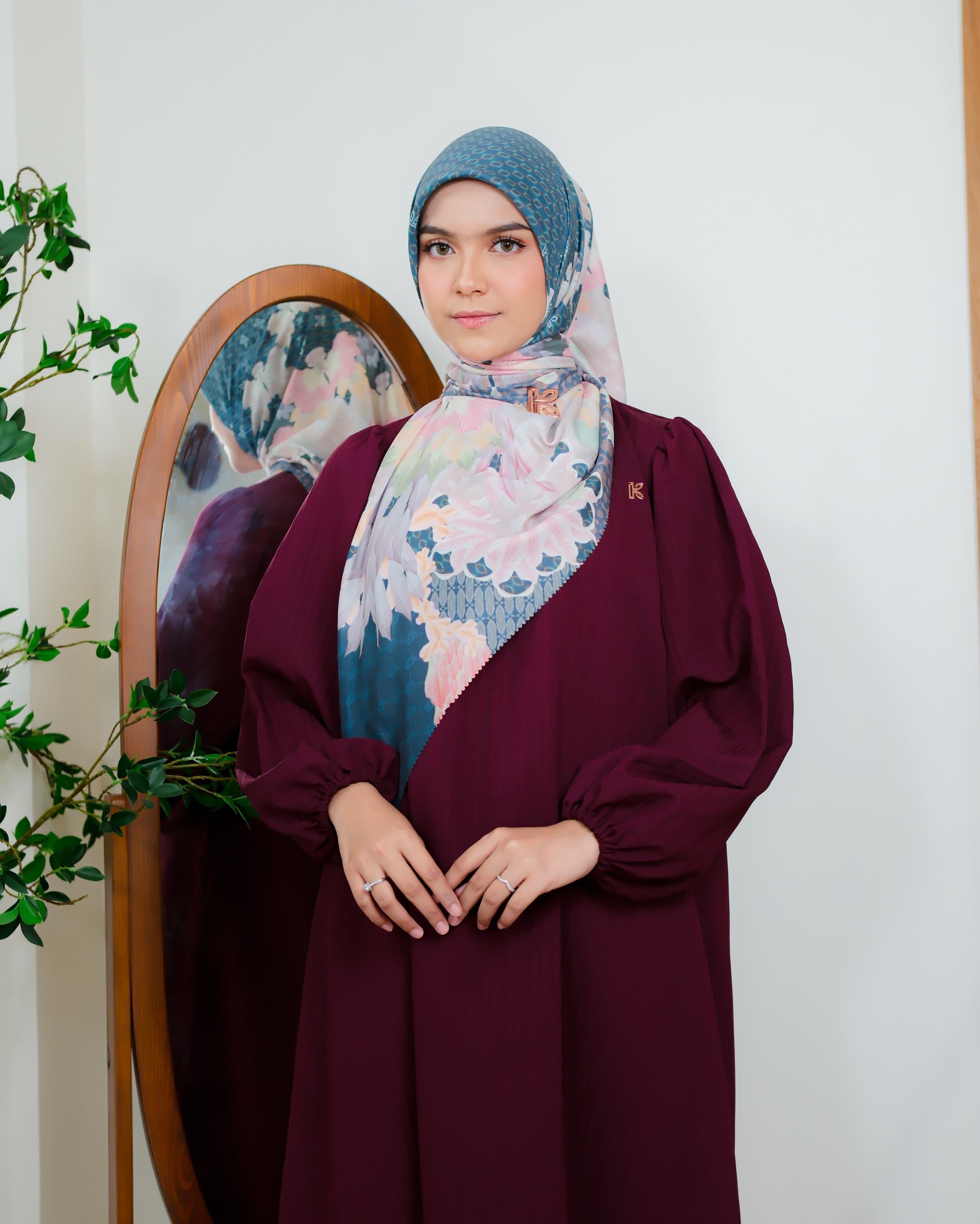 Zaujah Scarf Raya Series Emerald