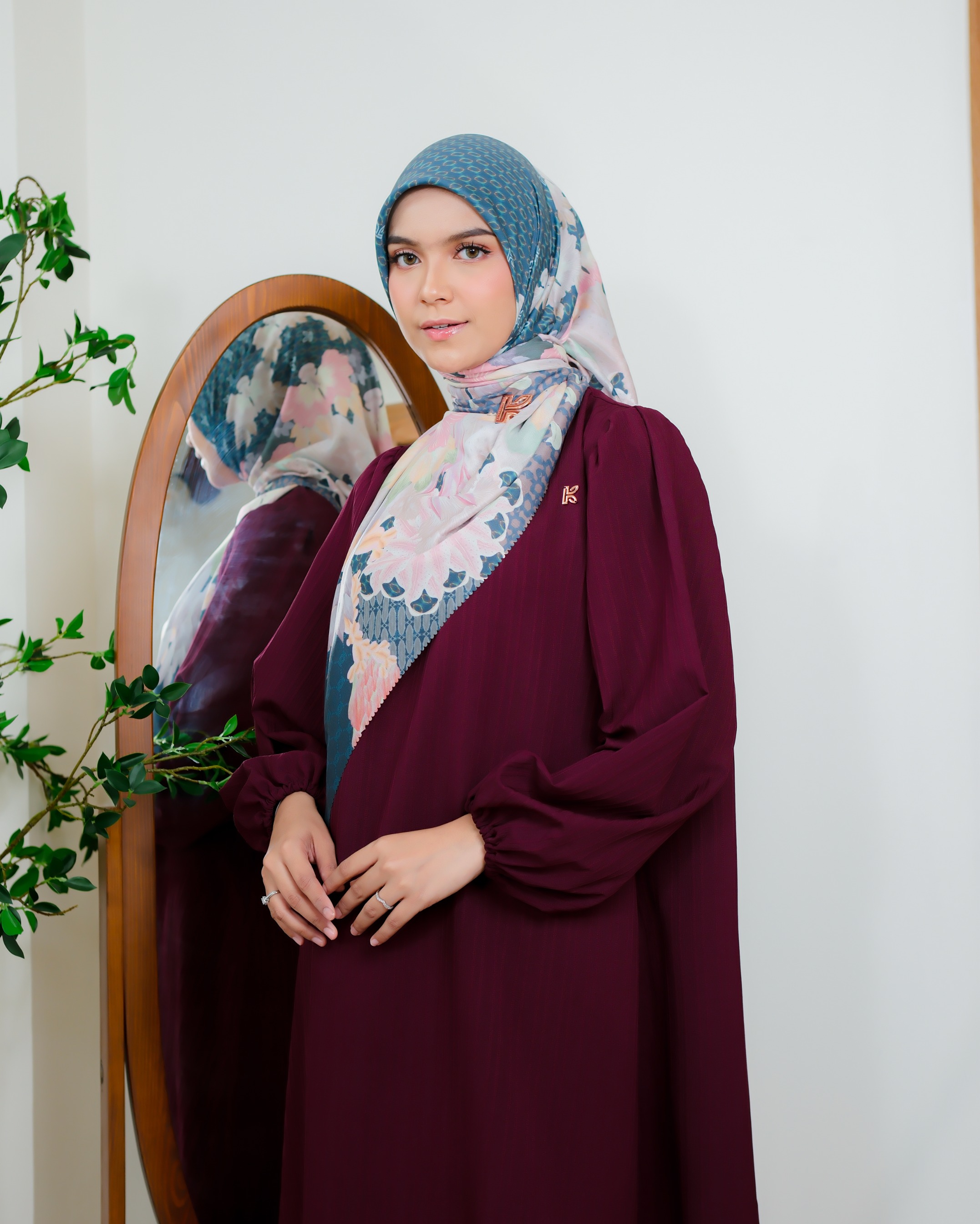 Zaujah Scarf Raya Series Emerald