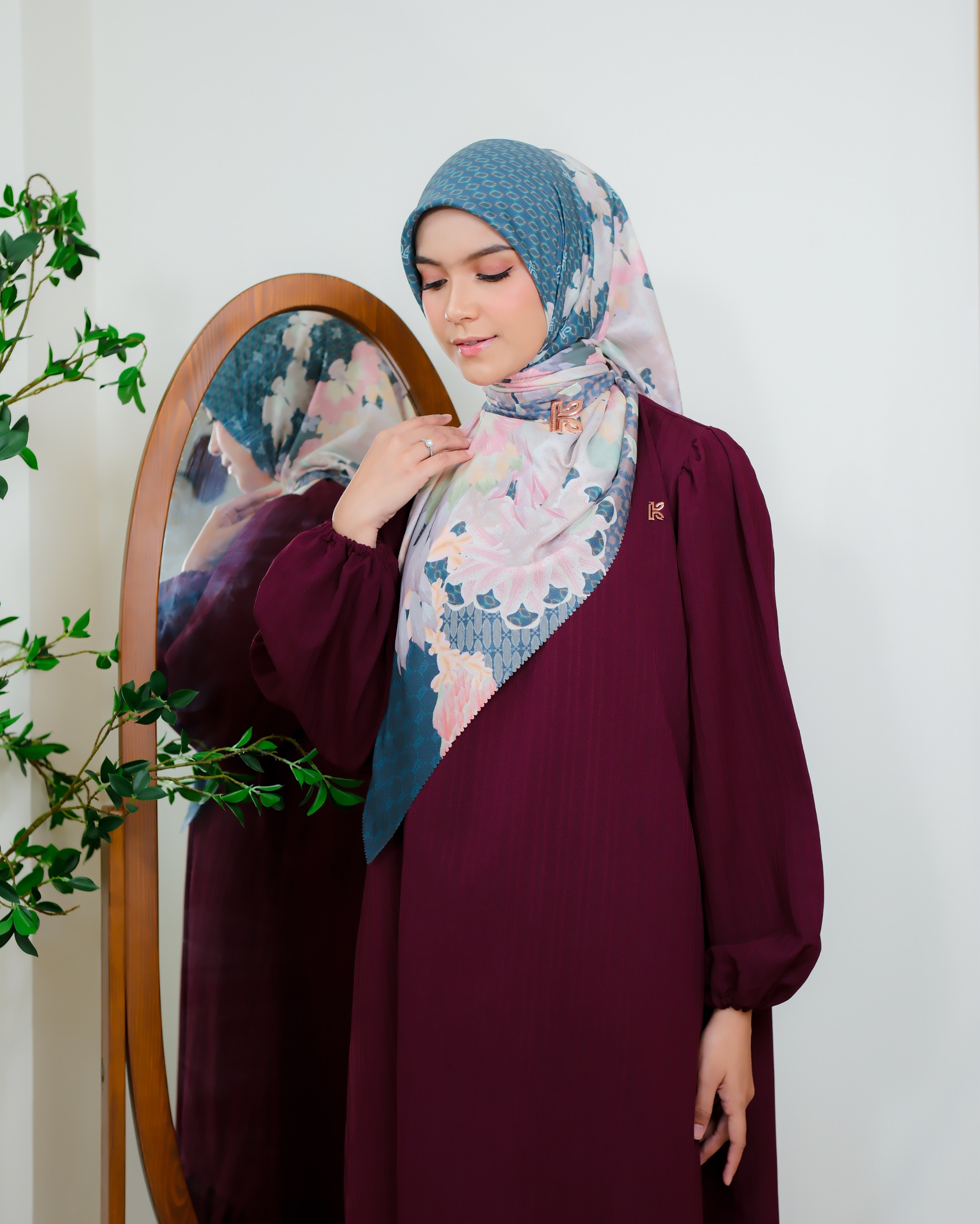 Zaujah Scarf Raya Series Emerald