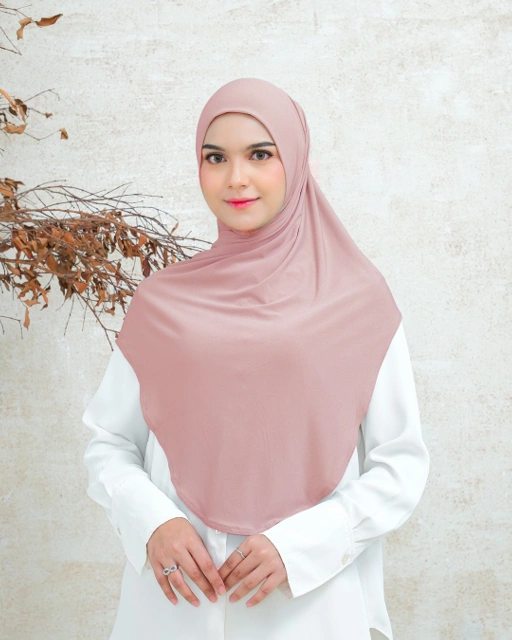 Image of Khansa Bergo Dusty Pink