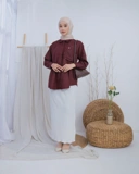 Lumina Blouse Series Maroon