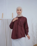 Lumina Blouse Series Maroon