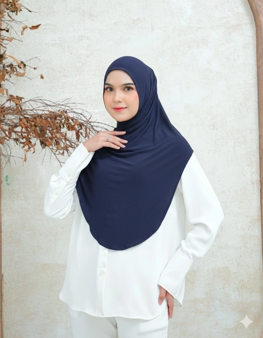 Image of Khansa Bergo Navy