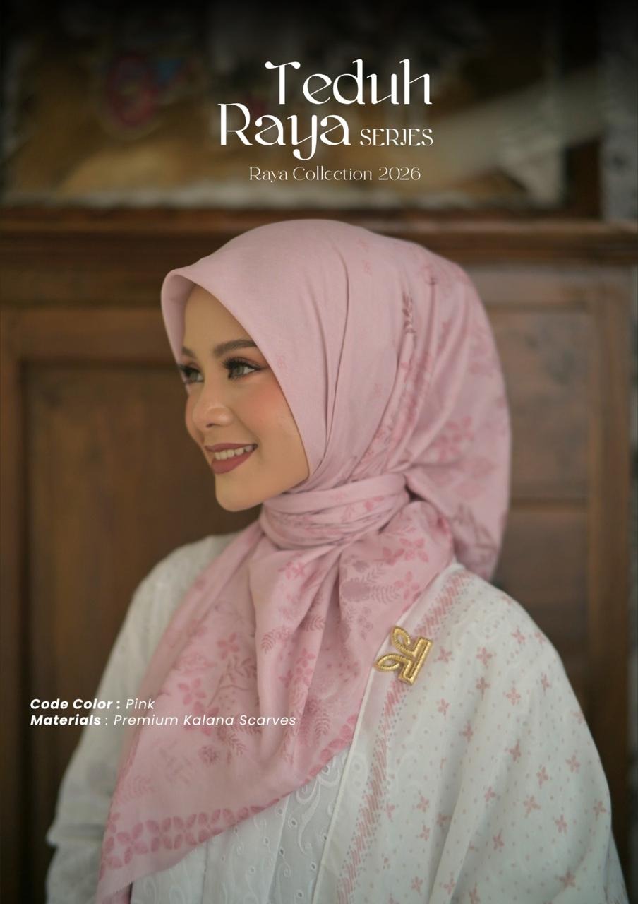 Teduh Series Signature Scarf - Pink