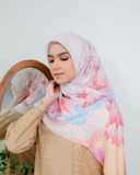 Zaujah Scarf Raya Series Syar'i Pinkish Beige