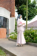 Kalana Scarves x Circle In Poppy Series Pastel Khaki