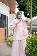 Kalana Scarves x Circle In Poppy Series Pastel Khaki