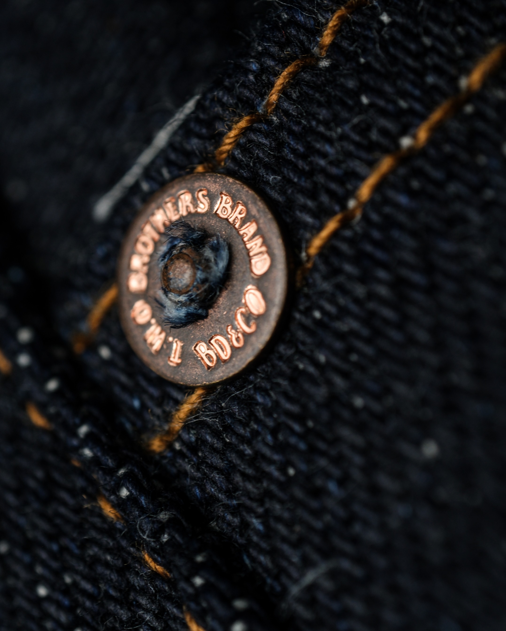 Bluestates 22oz Heavyweight Denim Selvedge Pants - Extra Deep indigo Notorious Tiger unsanforized Slim Straight jeans