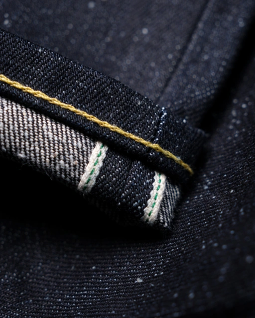 Image of Bluestates Raw Selvedge Denim - SUPER NEP 16.5 oz Deep Indigo Slim Straight selevdge jeans