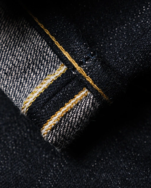Image of Heavyweight Raw Selvedge Denim Pants - 20 oz Golden Rumble unsanforized Slim Straight Bluestates Jeans