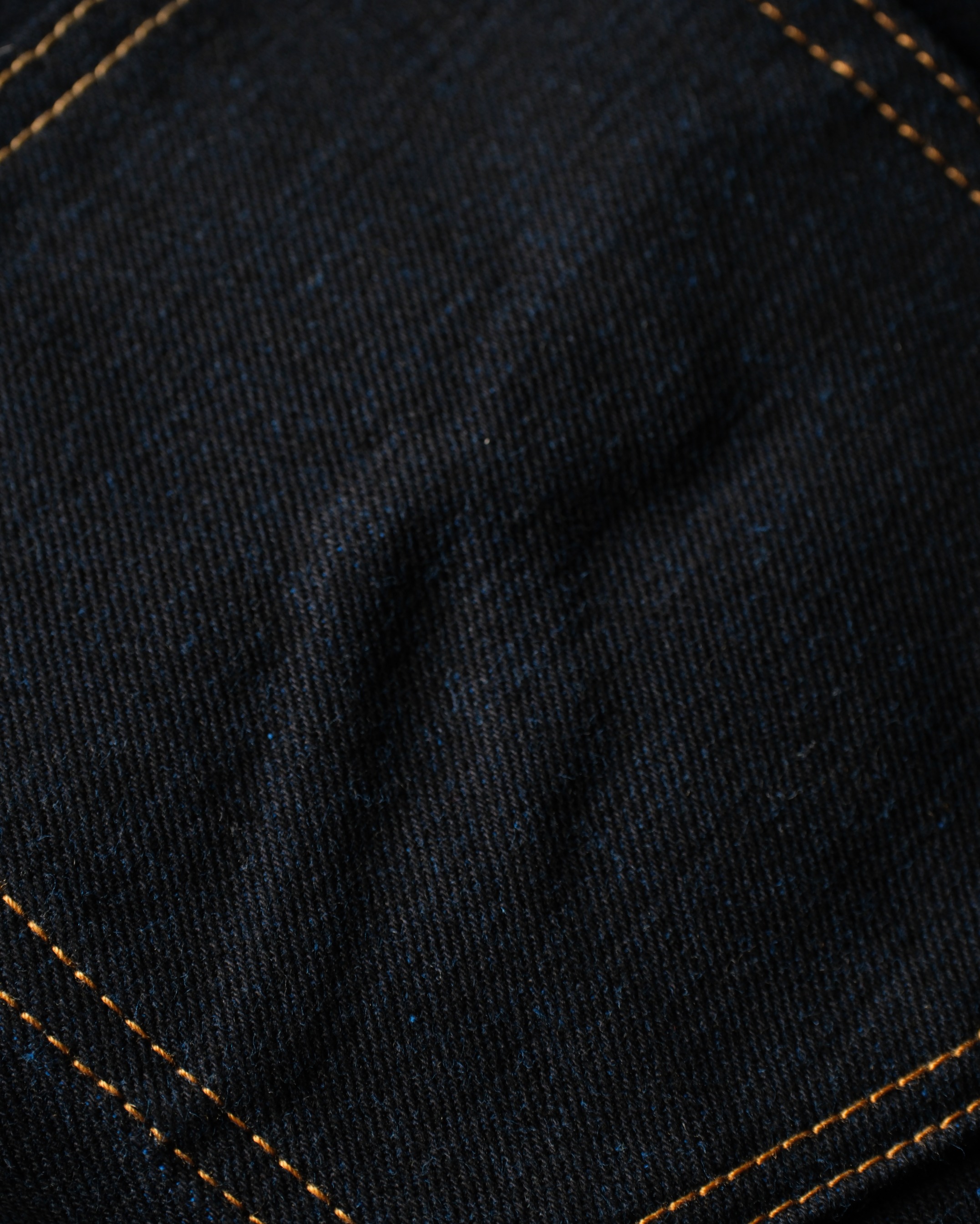 BLUESTATES raw Selvedge denim - Sugar Tiger 16oz Indigo Blue Weft color Australian Cotton Sanforized Slim Straight / Slim Fit Jeans
