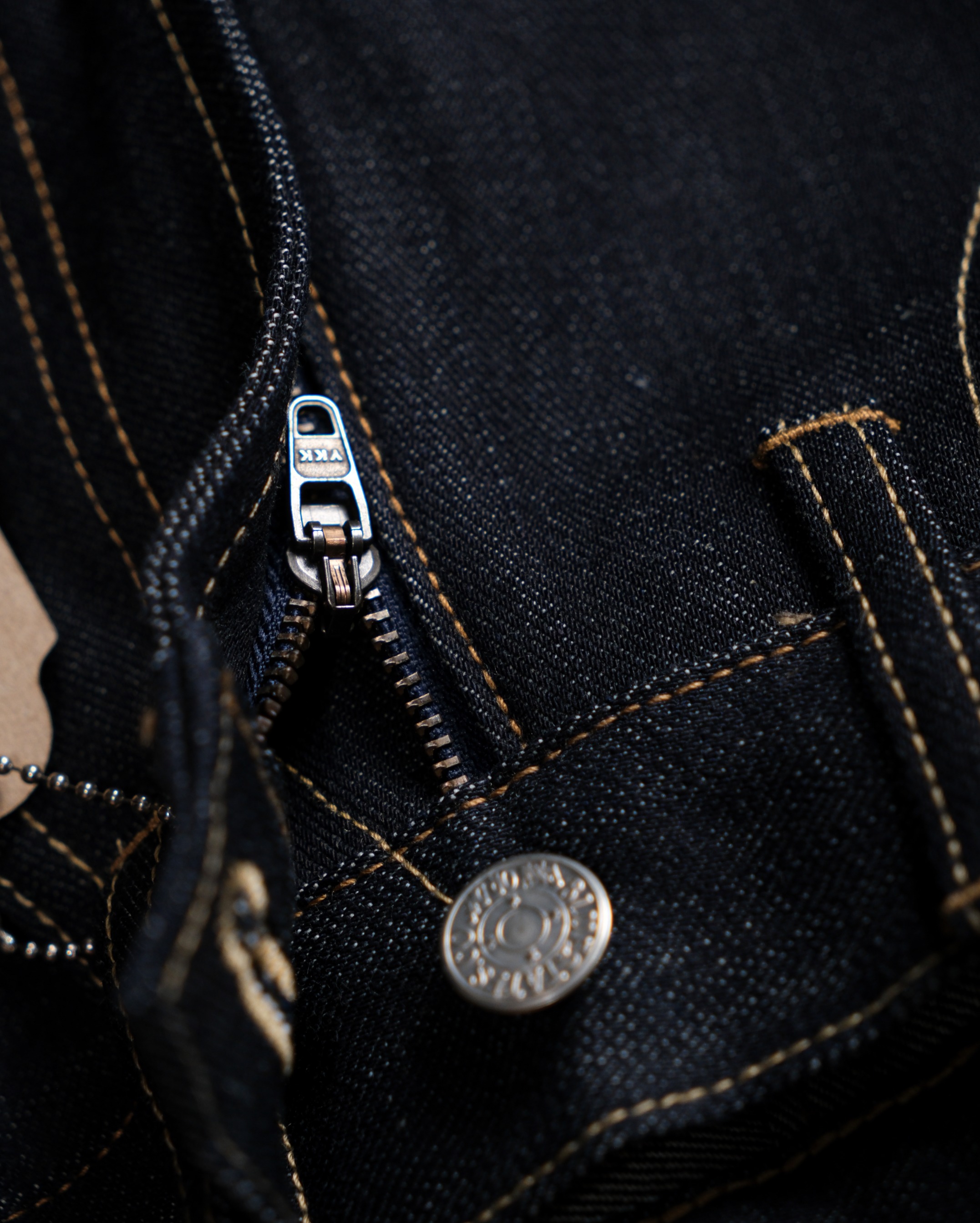 Bluestates Raw Denim - 14.5 oz Lucky Tiger88 deep indigo rope dyed non selvedge sanforized jeans slim straight/slimfit